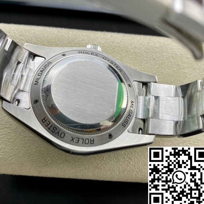 116400GV Dial Rolex Factory AR Black Milgauss 0510